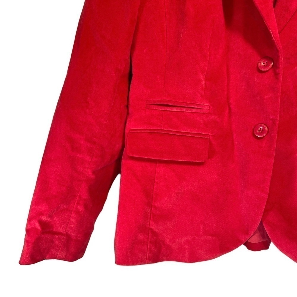 1901 Red Velvet Blazer View 2